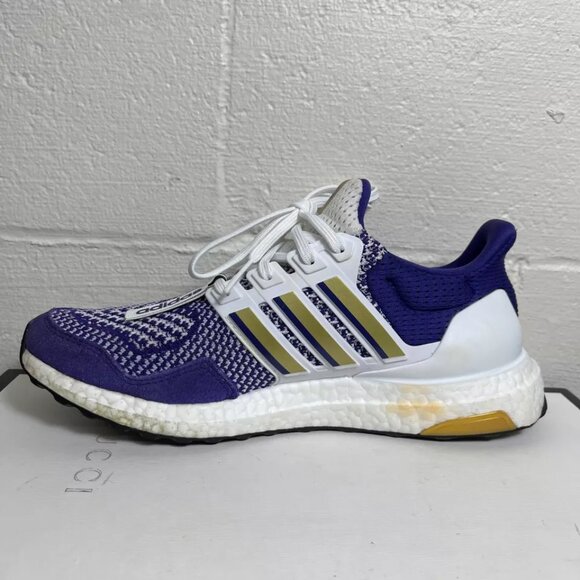 Adidas HQ5867 Ultra Boost 1.0 Washington Huskies White Purple Sneaker Men's 7.5 - Picture 5 of 10